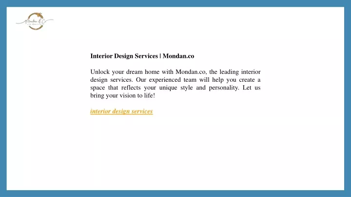 interior design services mondan co unlock your