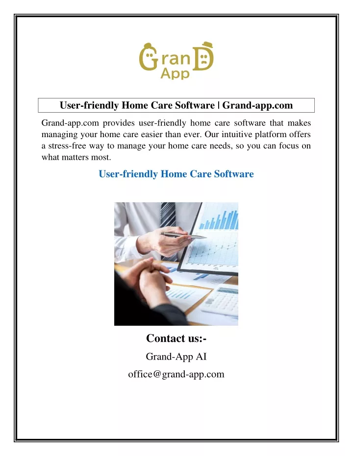 user friendly home care software grand app com