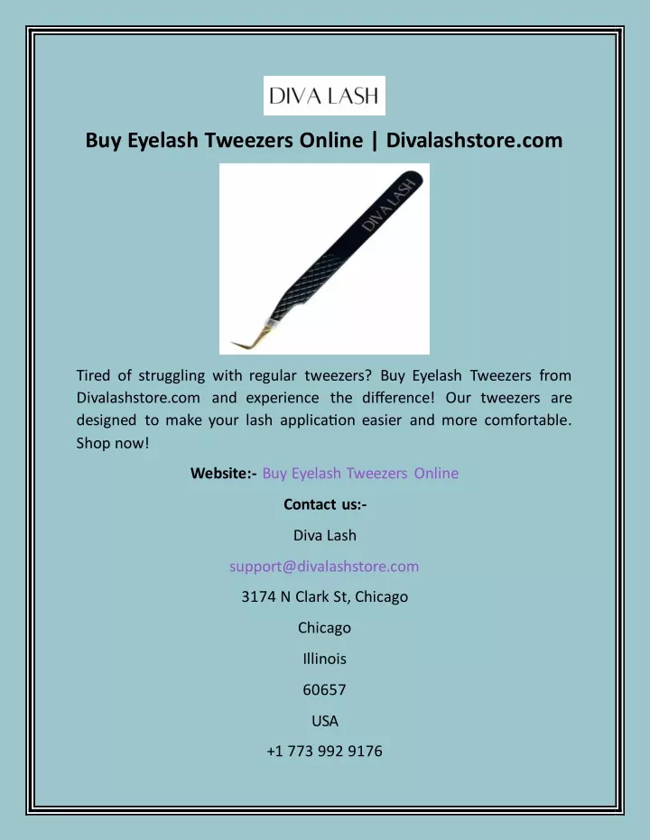 buy eyelash tweezers online divalashstore com