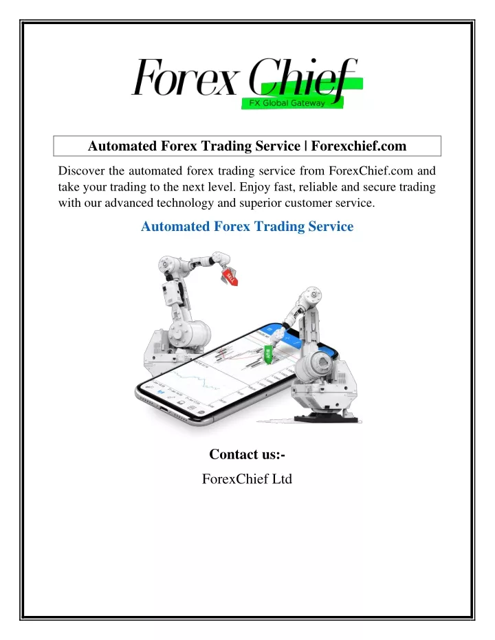 automated forex trading service forexchief com
