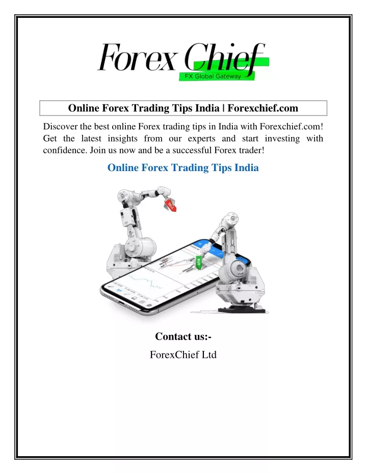 online forex trading tips india forexchief com