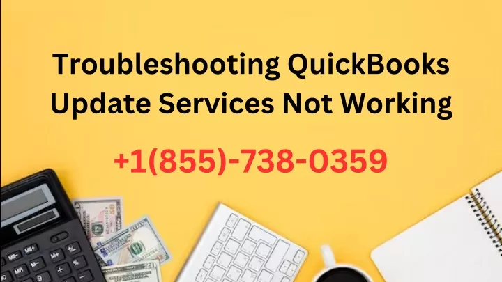 troubleshooting quickbooks update services