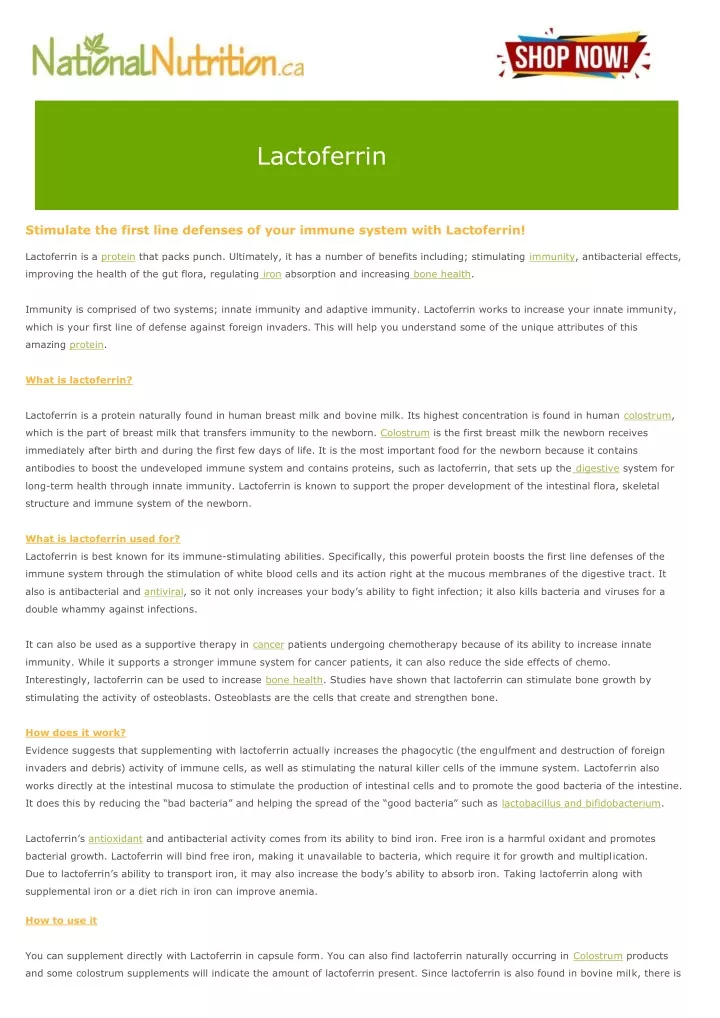 lactoferrin