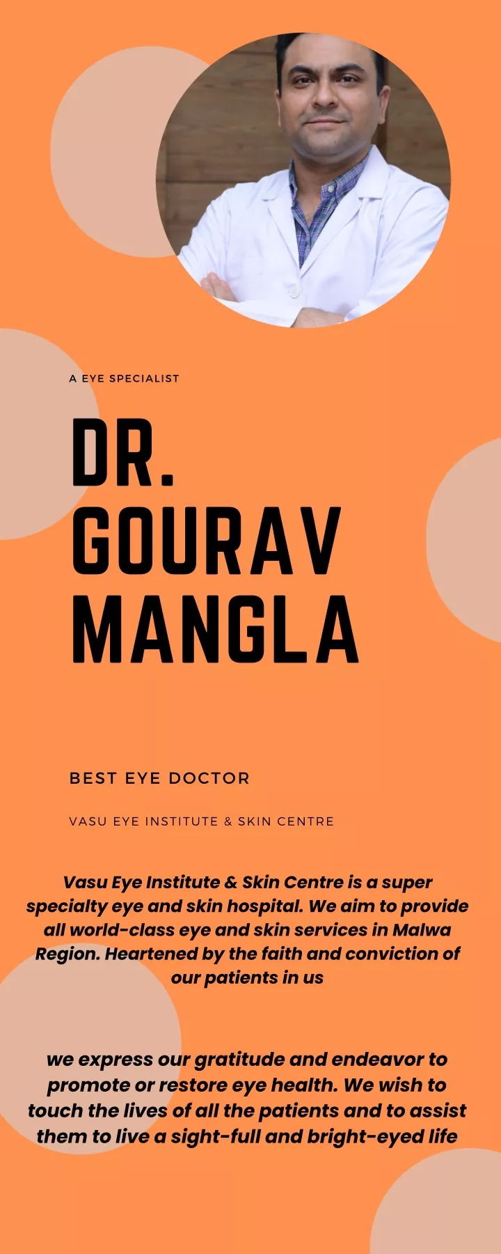 a eye specialist