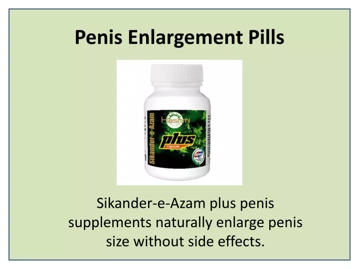 penis enlargement pills