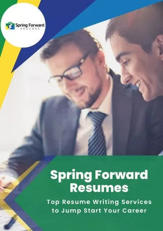 Professional Resume Writers in Hartford - Spring Forward Resume