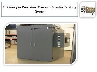 Efficiency & Precision: Truck-In Powder Coating Ovens