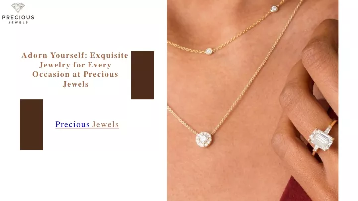 adorn yourself exquisite jewelry for every