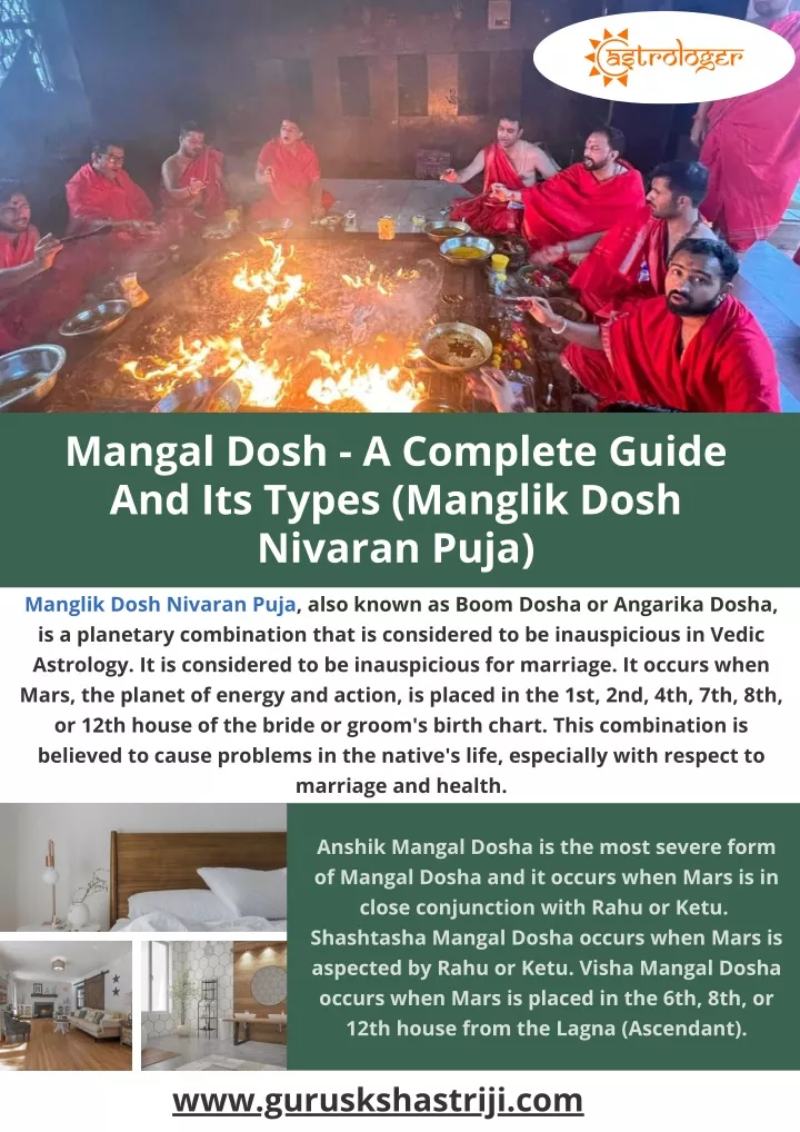 mangal dosh a complete guide and its types