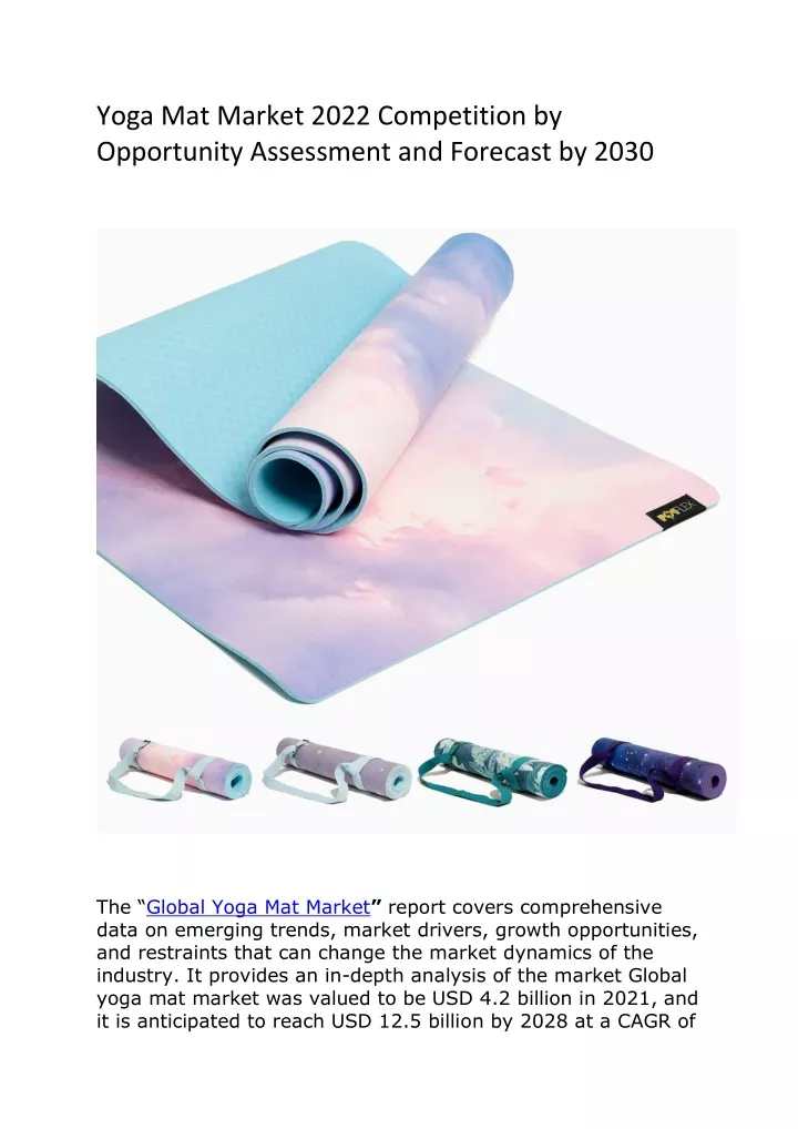 yoga mat market 2022 competition by opportunity
