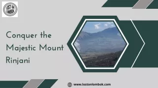 Conquer the Majestic Mount Rinjani