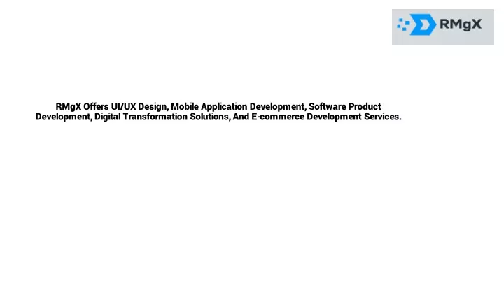 rmgx offers ui ux design mobile application