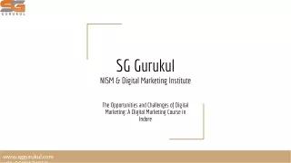sg gurukul nism digital marketing institute