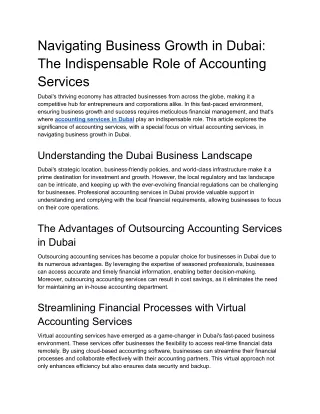 Navigating Business Growth in Dubai_ The Indispensable Role of Accounting Services