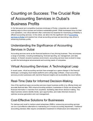 Counting on Success_ The Crucial Role of Accounting Services in Dubai's Business Profits (1)