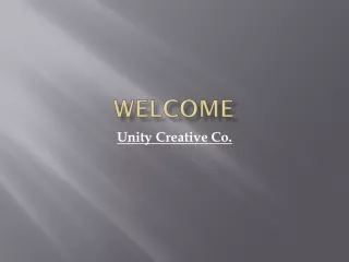 welcome