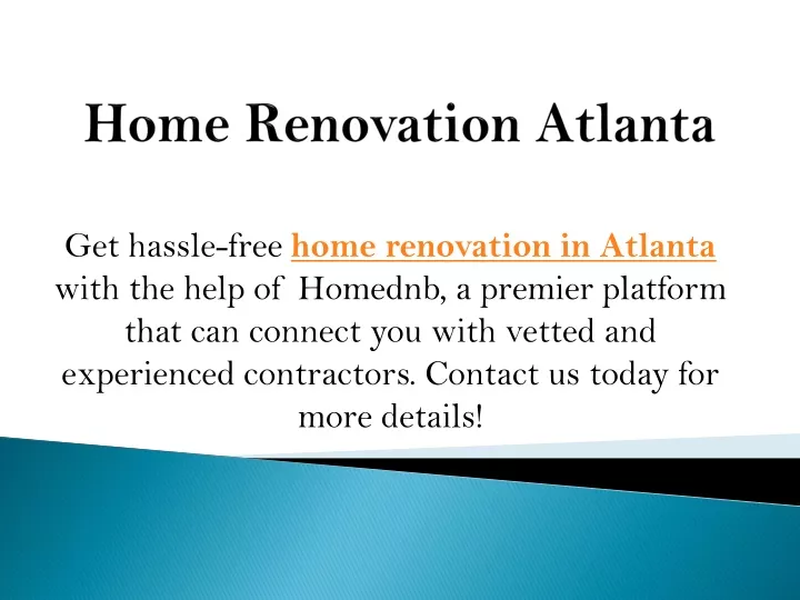 home renovation atlanta