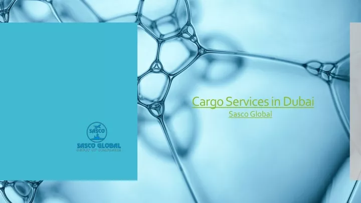 cargo services in dubai sascoglobal