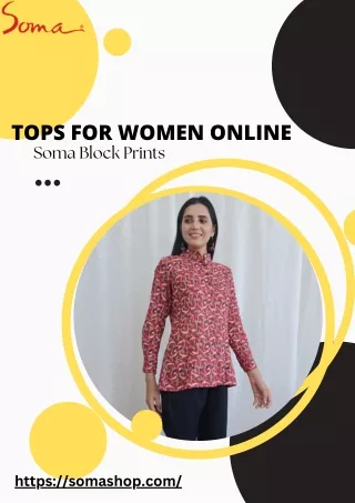 Buy Latest Formal Tops for Women Online