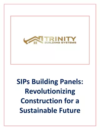 sips building panels revolutionizing construction