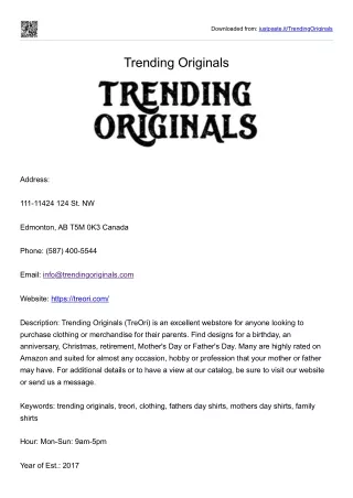 Trending Originals