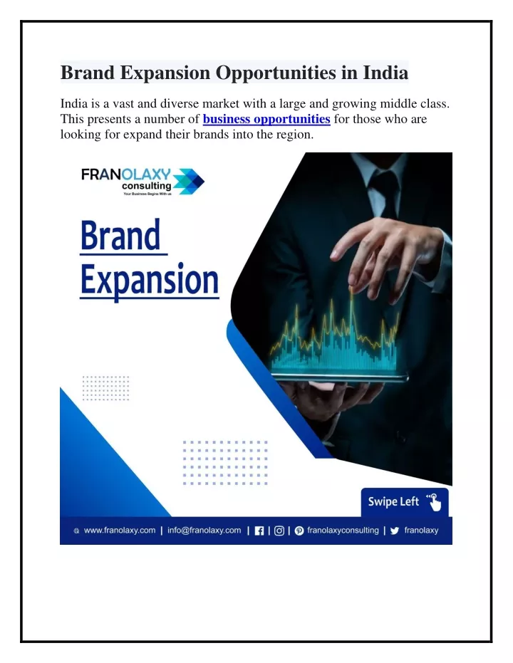 brand expansion opportunities in india