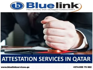 ATTESTATION SERVICES IN QATAR