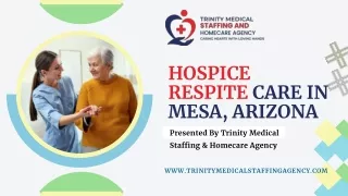 Hospice Respite Care in Mesa, Arizona