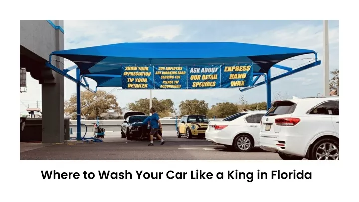 where to wash your car like a king in florida