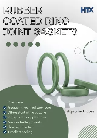 Rubber Coated Ring Joint Gaskets - HTX Products LLC
