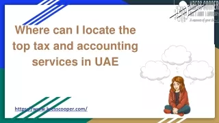 Where can I locate the top tax and accounting services in UAE