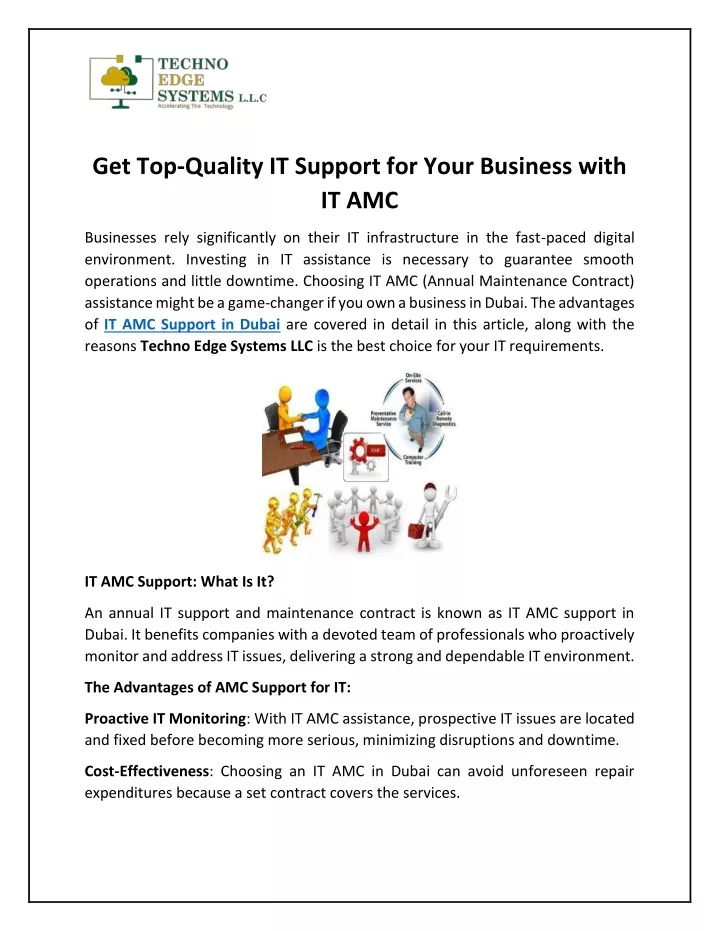 get top quality it support for your business with