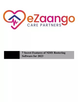 7 secret features of ndis rostering software