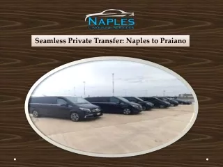 Seamless Private Transfer Naples to Praiano