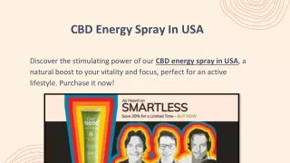 CBD Energy Spray In USA