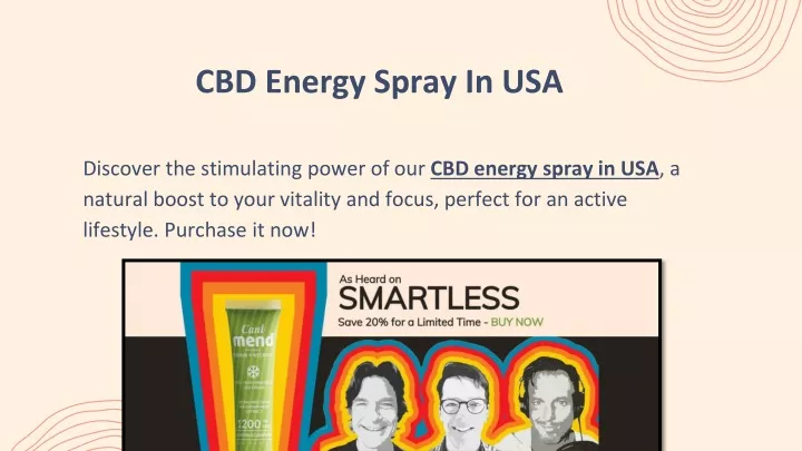 cbd energy spray in usa