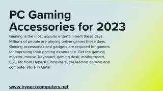 Best Budget Gaming PC | PC Gaming Accessories for 2023