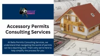 Accessory Permits Consulting Services