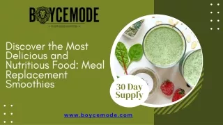Discover the Tasty and Nutritious Food in NJ Meal Replacement Smoothies