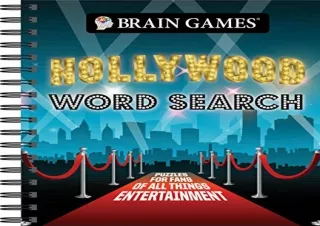 Download PDF Brain Games - Hollywood Word Search