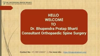 Endoscopic spine surgery in Noida