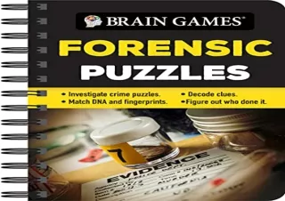 Download PDF Brain Games - To Go - Forensic Puzzles: Investigate Crime Puzzles -