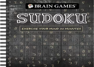 Download (PDF) Brain Games - Sudoku (Chalkboard #1): Exercise Your Mind in Minut