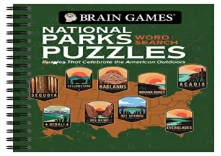 Kindle (online PDF) Brain Games - National Parks Word Search Puzzles: Puzzles Th