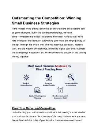 Outsmart the Competition | Small Business Success