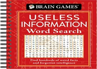 Ebook (download) Brain Games - Useless Information Word Search: Find Hundreds of