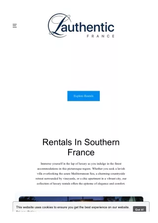 Rentals In Southern France