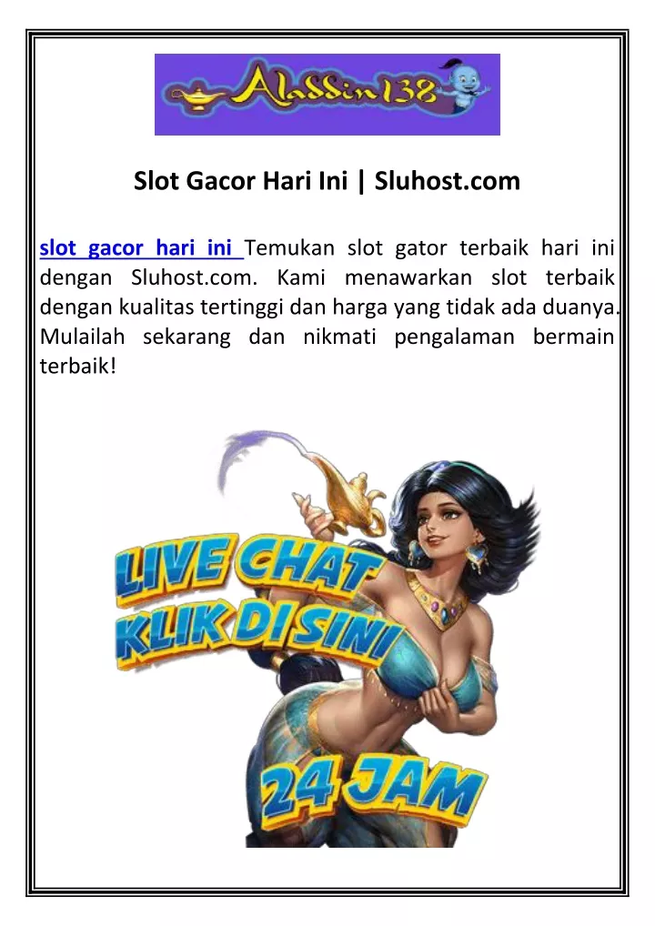 slot gacor hari ini sluhost com