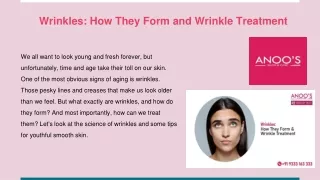 Wrinkles_ How They Form and Wrinkle Treatment