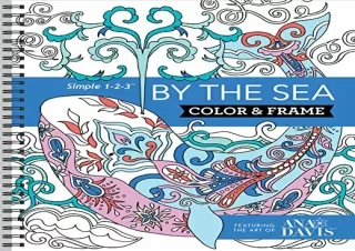 Download (PDF) Color Frame - By the Sea (Adult Coloring Book)